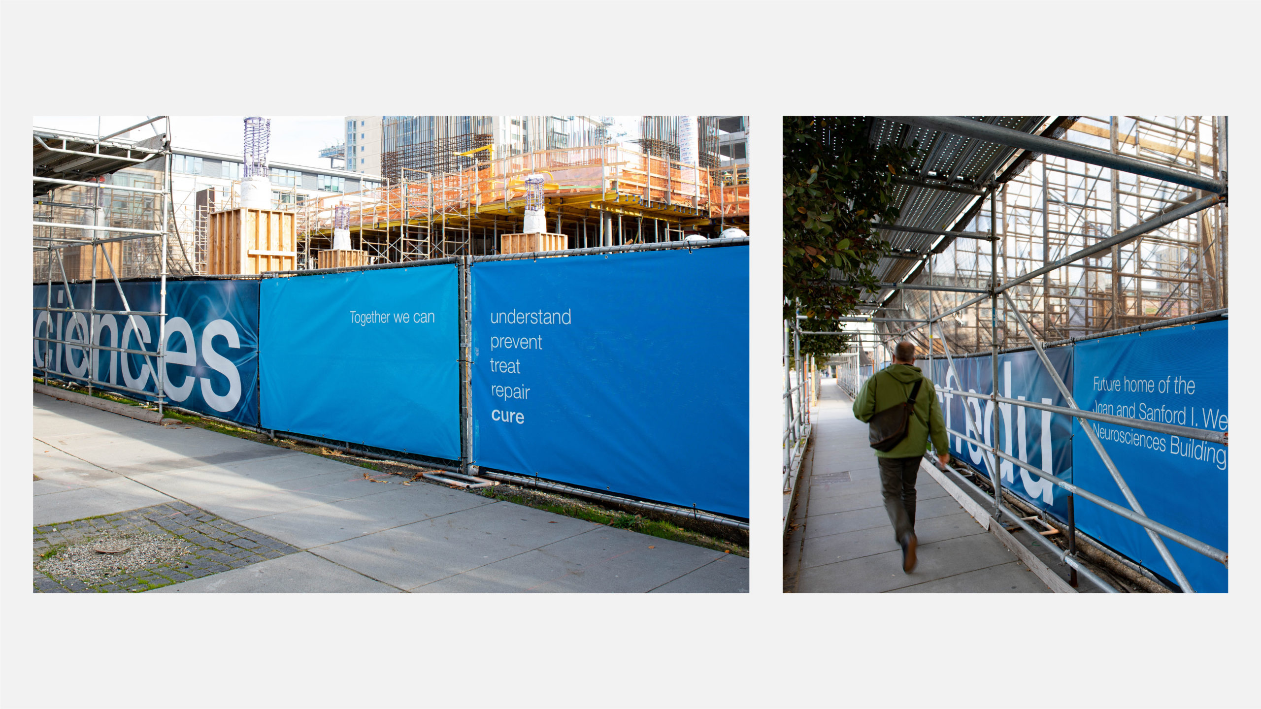 UCSF Weill Institute fence wrap