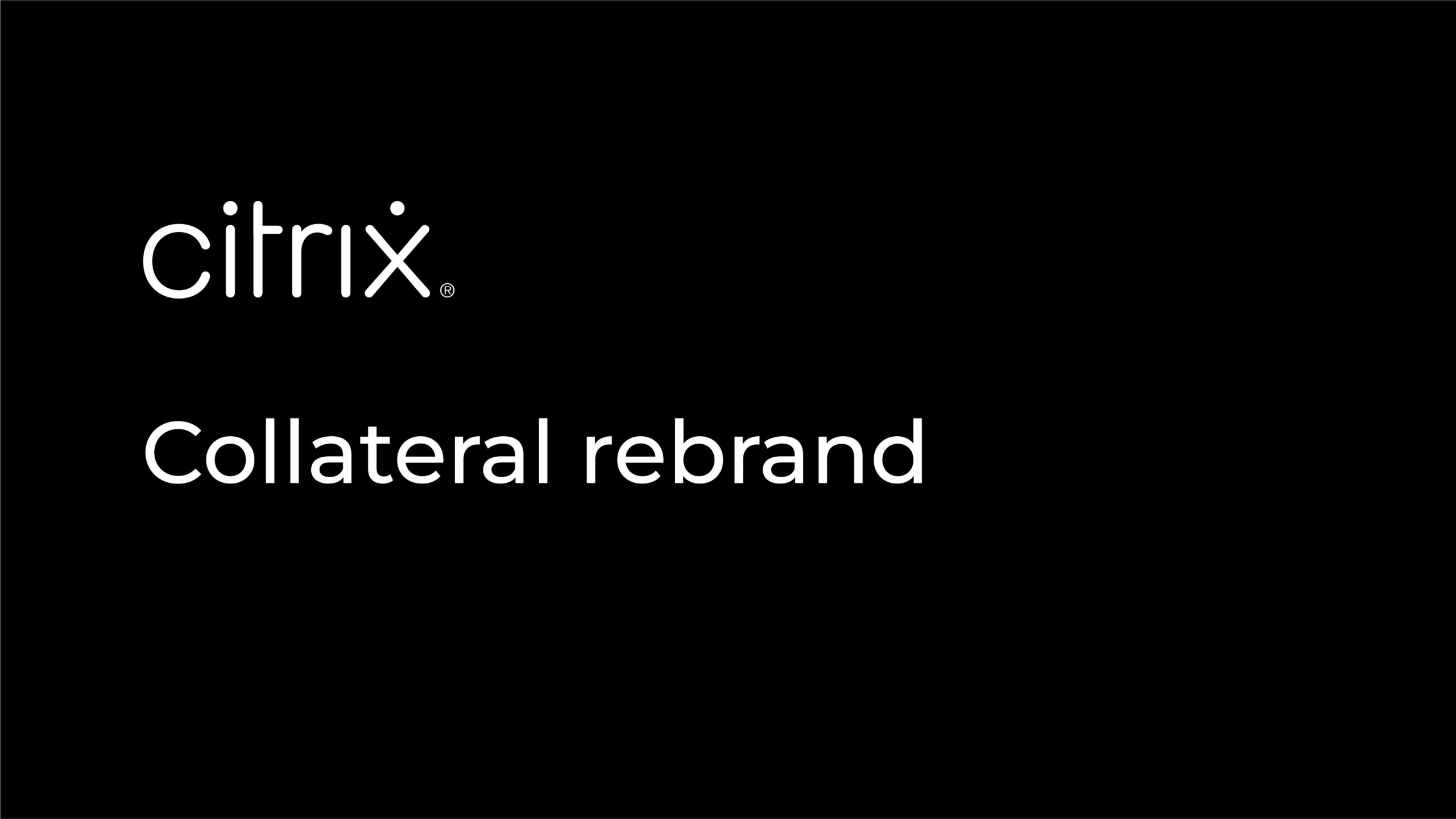 Citrix Collateral rebrand